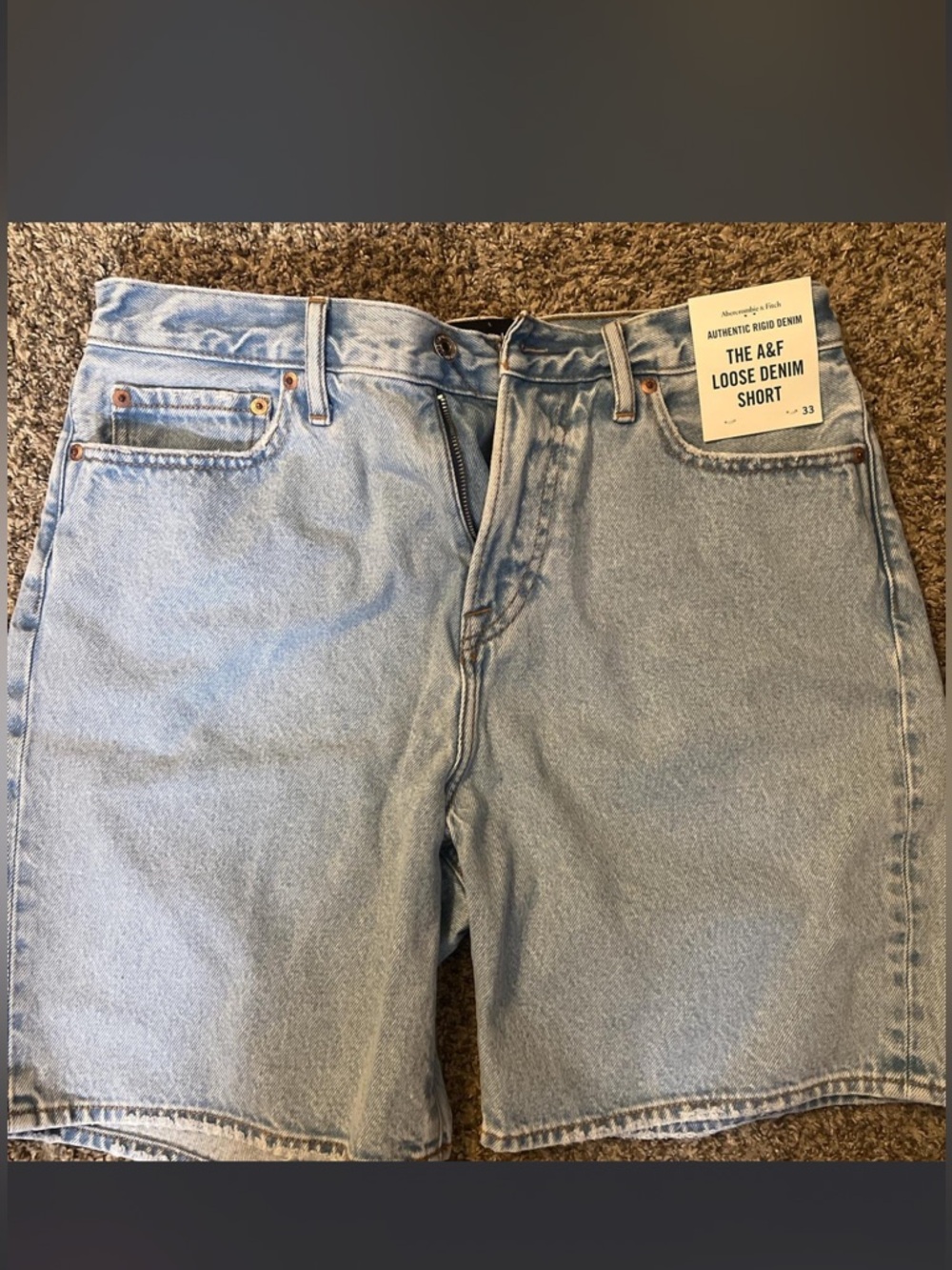 Abercrombie Loose Denim Shorts